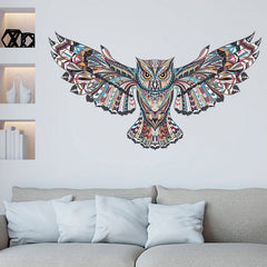 Colorful Owl Wall Sticker