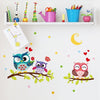 Removable Waterproof Owl Wall Sticker