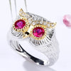 Cute Silver Owl Ring