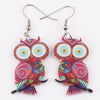 Cute Owl Drop Earrings