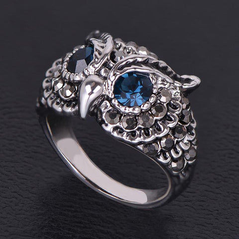 Unique Retro Owl Ring