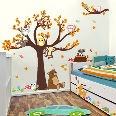 Tree Owl Wall Sticker