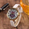 Cute Leather Strap Owl Watch