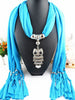 Cute Owl Scarf Necklace