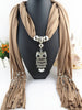 Cute Owl Scarf Necklace