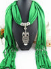 Cute Owl Scarf Necklace