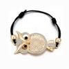 Dainty Owl Charm Bracelet
