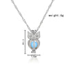 Cute Glowing Owl Pendant Necklace