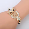 Dainty Owl Charm Bracelet