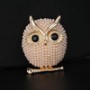 Pearl Owl Brooch