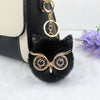 Lovely Sequin Owl Keychain