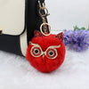Lovely Sequin Owl Keychain